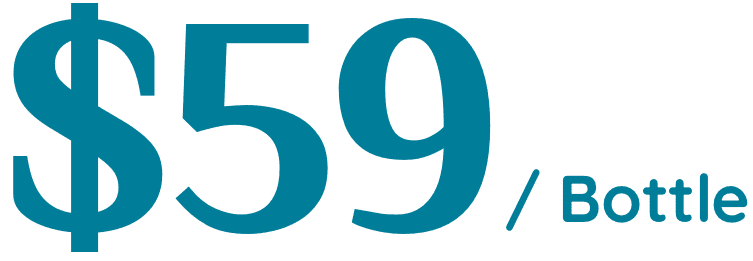 $59 per bottle